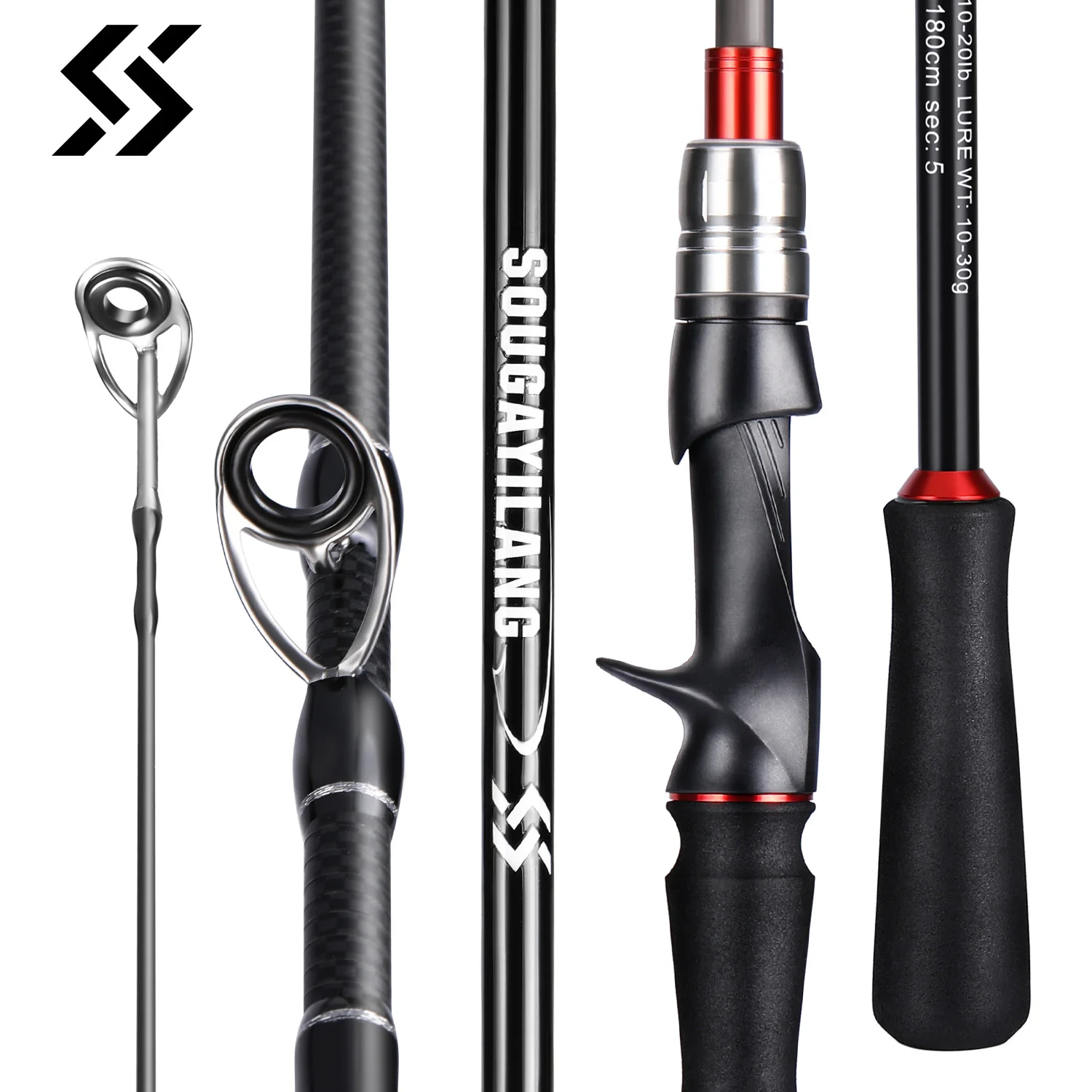 Fishing Rod Surf - Sougayilang Lokken Hengel 1.8M 2.1M Draaiende