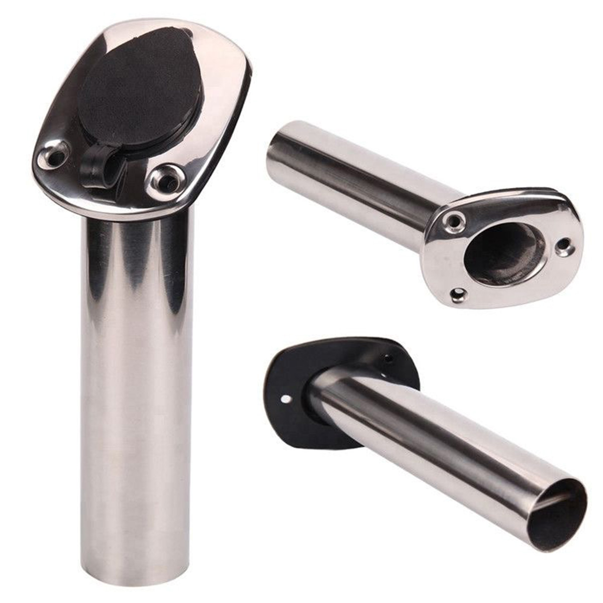 Fishing Rod Holder - Roestvrij staal met vaste hoek (15