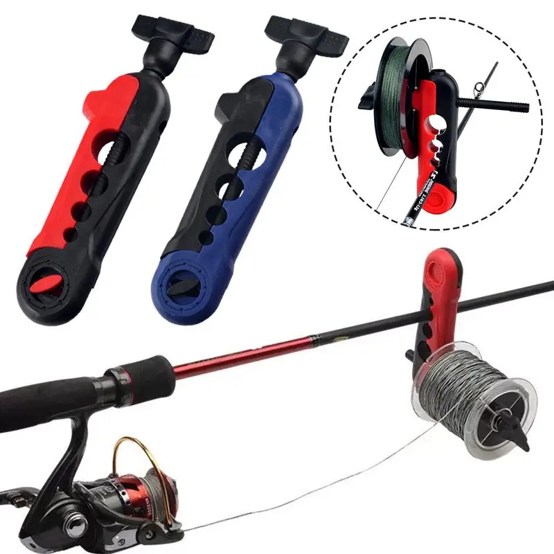 Fishing Rod Spinning - Draagbare vislijnhaspel, hengelhouder, gereedschap, haspelmachine, spinmolen,