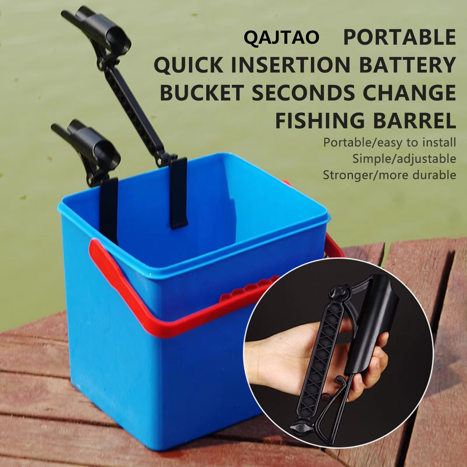 QAJTAO 10-25cm hengelrek, ijsb - Fishing Rod Rack recensie en prijs