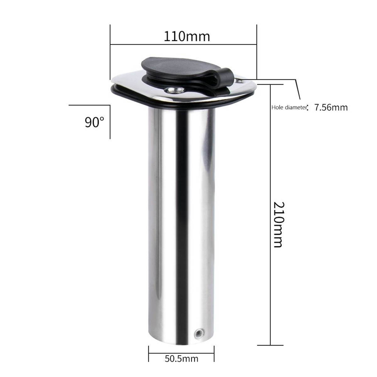 Roestvrij staal met vaste hoek - Fishing Rod Holder recensie en prijs