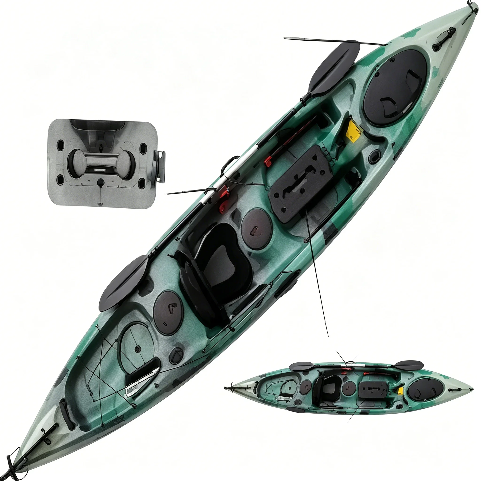 Duurzame polyethyleen kajak vo - Fishing Rod Holder recensie en prijs